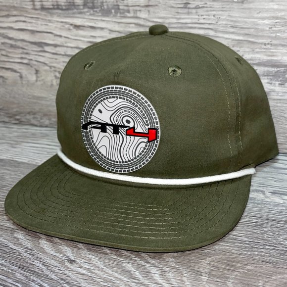GMC AT4 Topo 3D Classic Rope Hat- Olive/ White - Picture 3 of 4
